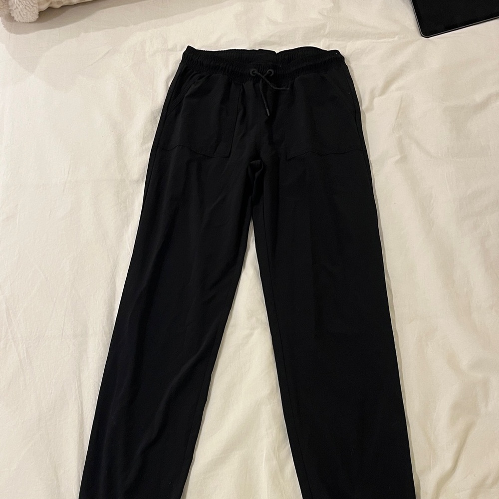 Athleta Girl Black Drawstring Jogger Lounge Pants